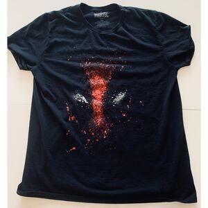 Deadpool Face Mask Shirt Marvel Comics